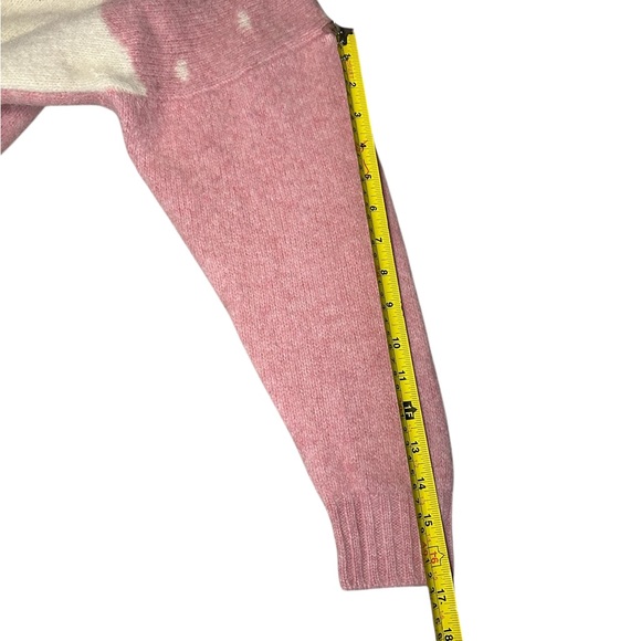 Benetton Vintage Shetland Wool Sweater Eskimo and Igloo figures made in Italy- S - Picture 12 of 16